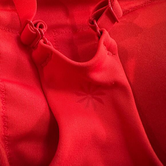 Athleta High Neck Bikini Top D-DD Cups Orange Small - Picture 4 of 5